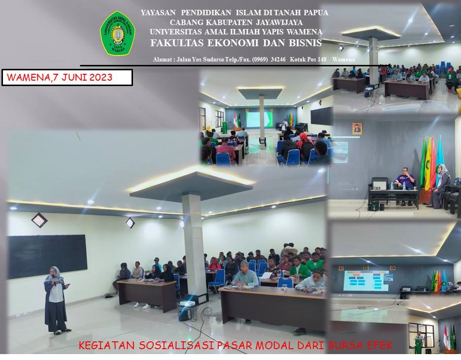 Sosialisasi pasar modal yang di selenggarakan oleh Mirae Asset Sekuritas Indonesia